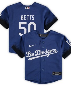 Mookie Betts Los Angeles Dodgers Infant City Connect Script Replica Jersey - Royal Mlb - Robokeg
