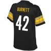 Morgan Burnett Pittsburgh Steelers Nfl Pro Line Womens Player Jersey - Black - Robokeg