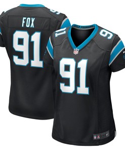 Morgan Fox Carolina Panthers Womens Game Jersey - Black Nfl - Robokeg