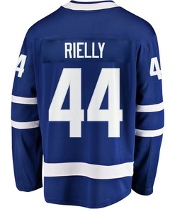 Morgan Rielly 44 Toronto Maple Leafs Stanley Cup 2023 Playoffs Patch Home Breakaway Men Jersey - Blue - Robokeg