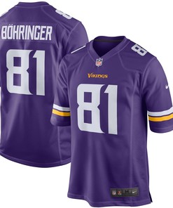 Moritz Bohringer Minnesota Vikings Nike Team Color Game Jersey - Purple - Robokeg