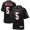 Morten Andersen Atlanta Falcons Nfl Pro Line Retired Player Football Jersey - Black Nfl - Robokeg