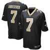 Morten Andersen New Orleans Saints Nike Game Retired Player Jersey - Black - Robokeg