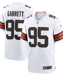 Myles Garrett Cleveland Browns Away Game Jersey - White Nfl - Robokeg