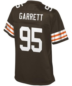 Myles Garrett Cleveland Browns Nfl Pro Line Womens Historic Logo Player Jersey - Brown - Robokeg
