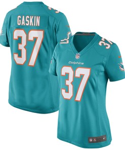 Myles Gaskin Miami Dolphins Womens Game Jersey - Aqua Nfl - Robokeg
