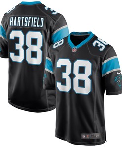 Myles Hartsfield Carolina Panthers Game Jersey - Black Nfl - Robokeg