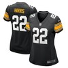 Najee Harris Pittsburgh Steelers Womens Alternate Game Jersey - Black Nfl - Robokeg
