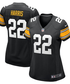 Najee Harris Pittsburgh Steelers Womens Alternate Game Jersey - Black Nfl - Robokeg