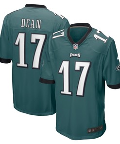 Nakobe Dean Philadelphia Eagles 2022 Nfl Draft Pick Player Game Jersey - Green - Robokeg