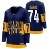 Nashville Predators 74 Juuse Saros 2022 Stadium Series Women Navy Jersey Jersey - Robokeg