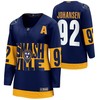 Nashville Predators 92 Ryan Johansen 2022 Stadium Series Women Navy Jersey Jersey - Robokeg