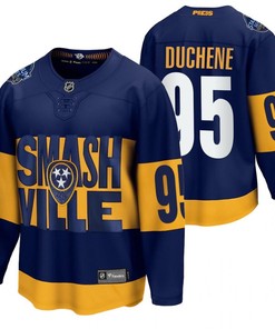 Nashville Predators 95 Matt Duchene 2022 Stadium Series Navy Jersey Jersey - Robokeg