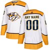 Nashville Predators Adidas Away Authentic Custom Jersey - White Custom Jerseys Nhl - Robokeg