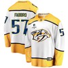 Nashville Predators Dante Fabbro 57 Away 2022 Stanley Cup Playoffs Breakaway Men Jersey - White - Robokeg