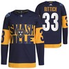 Nashville Predators David Rittich 2022 Stadium Series Navy 33 Jersey Primegreen Jersey - Robokeg