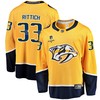 Nashville Predators David Rittich 33 Home 2022 Stanley Cup Playoffs Breakaway Men Jersey - Gold - Robokeg