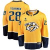 Nashville Predators Eeli Tolvanen 28 Home 2022 Stanley Cup Playoffs Breakaway Men Jersey - Gold - Robokeg