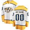 Nashville Predators Fanatics Branded Away Breakaway Custom Jersey - White Custom Jerseys Nhl - Robokeg