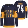 Nashville Predators Juuse Saros 2022 Stadium Series Navy 74 Jersey Primegreen Jersey - Robokeg