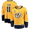 Nashville Predators Luke Kunin 11 Home 2022 Stanley Cup Playoffs Breakaway Men Jersey - Gold - Robokeg
