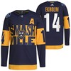 Nashville Predators Mattias Ekholm 2022 Stadium Series Navy 14 Jersey Primegreen Jersey - Robokeg