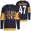 Nashville Predators Michael McCarron 2022 Stadium Series Navy 47 Jersey Primegreen Jersey - Robokeg