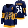 Nashville Predators Mikael Granlund 2022 Stadium Series Women Navy Jersey Jersey - Robokeg