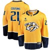 Nashville Predators Nick Cousins 21 Home 2022 Stanley Cup Playoffs Breakaway Men Jersey - Gold - Robokeg