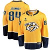 Nashville Predators Tanner Jeannot 84 Home 2022 Stanley Cup Playoffs Breakaway Men Jersey - Gold - Robokeg