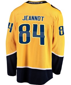 Nashville Predators Tanner Jeannot 84 Home 2022 Stanley Cup Playoffs Breakaway Men Jersey - Gold - Robokeg