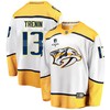 Nashville Predators Yakov Trenin 13 Away 2022 Stanley Cup Playoffs Breakaway Men Jersey - White - Robokeg