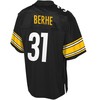 Nat Berhe Pittsburgh Steelers Nfl Pro Line Player Jersey - Black - Robokeg