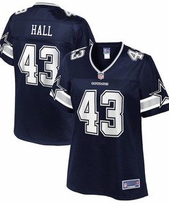 Nate Hall Dallas Cowboys Nfl Pro Line Womens Team Player Jersey - Navy - Robokeg