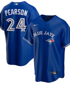Nate Pearson 24 Toronto Blue Jays Alternate Jersey - Royal - Robokeg