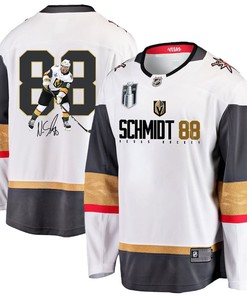Nate Schmidt 88 Vegas Golden Knights Defensive Anchor 2023 Champions Stanley Cup Men Jersey - White - Robokeg