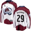 Nathan MacKinnon 29 Colorado Avalanche Stanley Cup 2023 Playoffs Patch Away Breakaway Men Jersey - White - Robokeg