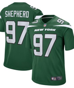 Nathan Shepherd New York Jets Game Jersey - Gotham Green Nfl - Robokeg