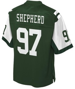 Nathan Shepherd New York Jets Nfl Pro Line Player Jersey - Green - Robokeg