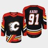 Nazem Kadri 91 Calgary Flames 2022 Special Edition 2.0 Retro Youth Jersey Black - Robokeg