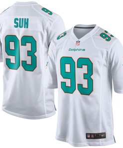 Ndamukong Suh Miami Dolphins Nike Game Jersey - White - Robokeg
