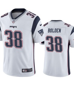 New England Patriots #38 Brandon Bolden White Vapor Untouchable Limited Jersey - Mens - Robokeg