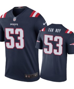 New England Patriots #53 Kyle Van Noy Nike Color Rush Navy Jersey - Robokeg