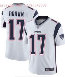 New England Patriots Antonio Brown #17 Nfl 2020 White Jersey Jersey - Robokeg