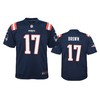 New England Patriots Antonio Brown Navy Color Rush Game Jersey - Robokeg