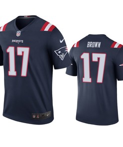 New England Patriots Antonio Brown Navy Color Rush Legend Jersey - Robokeg