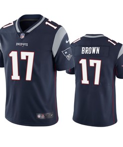 New England Patriots Antonio Brown Navy Vapor Limited Jersey - Robokeg