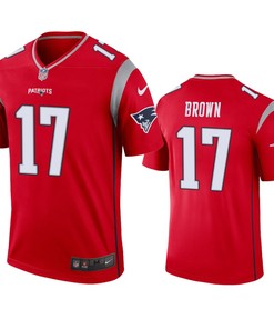 New England Patriots Antonio Brown Red Inverted Legend Jersey - Robokeg