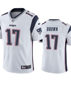 New England Patriots Antonio Brown White Vapor Limited Jersey - Robokeg