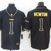 New England Patriots Cam Newton #1 Nfl 2020 Black Blue Jersey - Robokeg